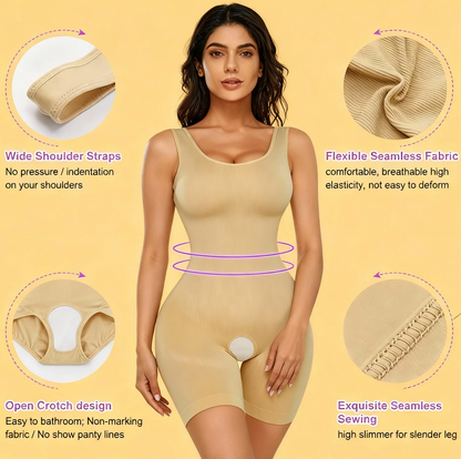 Open Crotch Sculpt Bodysuit